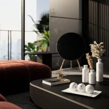 Elegant Marble Look White Decor Tray for Home