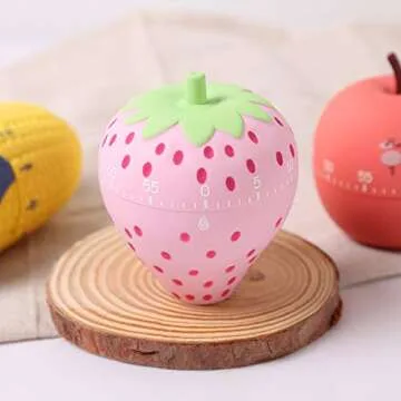 Charming Strawberry Kitchen Timer for Easy Cooking