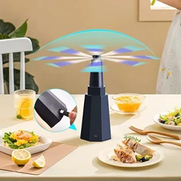 PATIOSIR Fly Fans for Food - Portable & Silent Safety Solutions