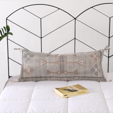 Lumbar Throw Pillow Cover for Rustic Bohemian Decor