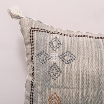 Lumbar Throw Pillow Cover for Rustic Bohemian Decor