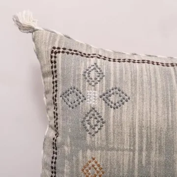 Lumbar Throw Pillow Cover for Rustic Bohemian Decor