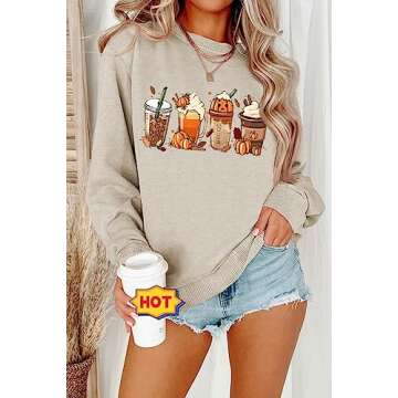 Retro Crewneck Pumpkin Shirt Thanksgiving Sweatshirt Fall Sweatshirt For Women 2023 Halloweentown Pu...