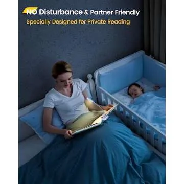 Glocusent Willow Book Light - Perfect for Bed Reading