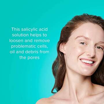 ClarityRx Fix It 2% Salicylic Acid Pore Perfecting Solution, Natural Plant-Based Treatment for Acne-...