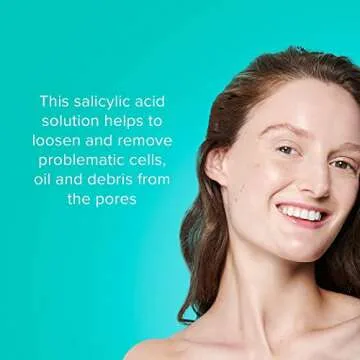 ClarityRx Fix It 2% Salicylic Acid Pore Perfecting Solution, Natural Plant-Based Treatment for Acne-...