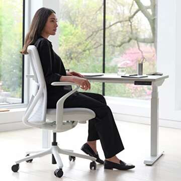 Branch Verve Chair - High Performance Executive Office Chair with Contoured Seat Back and Adjustable...