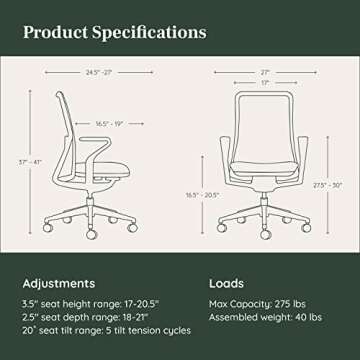 Branch Verve Chair - Ergonomic Executive Office Chair