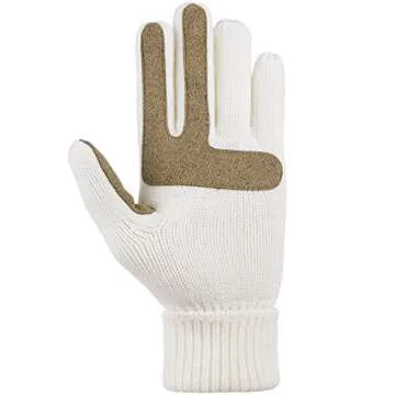 isotoner Women's Cable Knit Touchscreen Gloves, Ivory