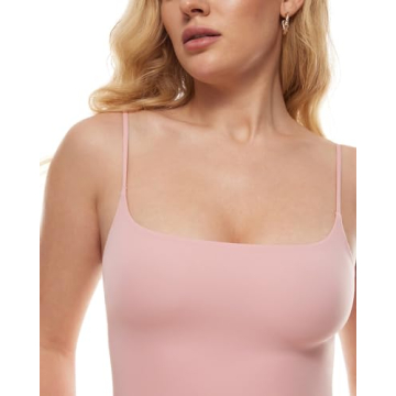 INLYRIC Women's Inbarely Sexy Square Neck Bodysuit