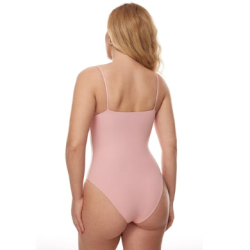 INLYRIC Women's Inbarely Sexy Square Neck Bodysuit