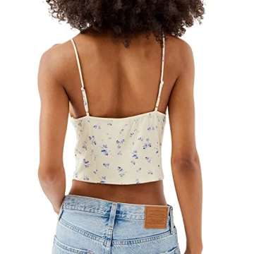 Stylish RUEWEY Women's Summer Tie Up Camisole Tops