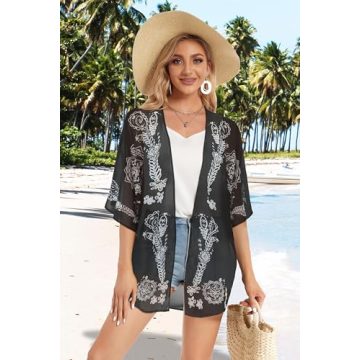 Stylish Summer Kimono Cardigan for Women - Beach Coverup