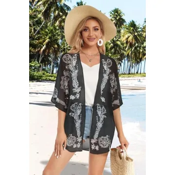 Stylish Summer Kimono Cardigan for Women - Beach Coverup