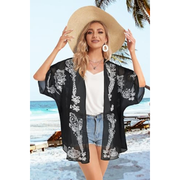 Stylish Summer Kimono Cardigan for Women - Beach Coverup