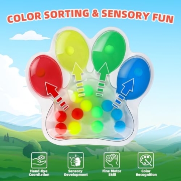 Engaging Color Sorting Sensory Toy for Toddlers