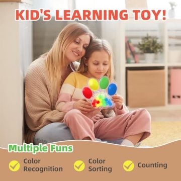 Engaging Color Sorting Sensory Toy for Toddlers