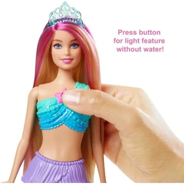 Enchanting Barbie Dreamtopia Mermaid Doll with Light-Up Tail