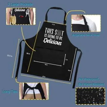 Miracu Funny Cooking Apron - Ideal Gifts for Culinary Enthusiasts