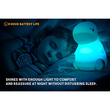 REXY Dinosaur Night Light - Rechargeable Kids Lamp