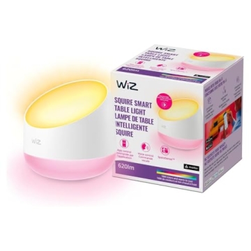 WiZ Squire Smart Table Lamp: Full-Color, Voice & App Control