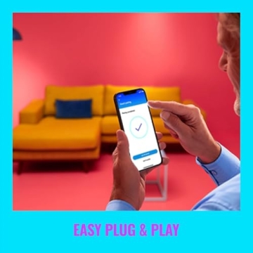 WiZ Squire Smart Table Lamp Full-Color Voice App Control