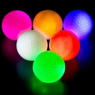 Glow in The Dark LED Golf Balls - Night Golf Set