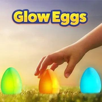 PartySticks Glow Easter Eggs - Perfect for Fun Night Hunts