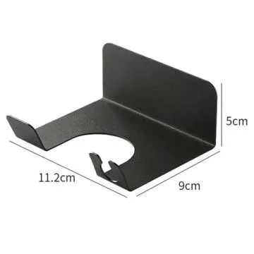 WISELADY Hair Dryer Holder, Wall Mounted Organizer