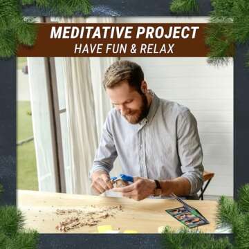 BeaverCraft DIY Comfort Bird Wood Carving Kit for Beginners