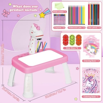 Unicorn Drawing Projector for Creative Kids' Art Fun