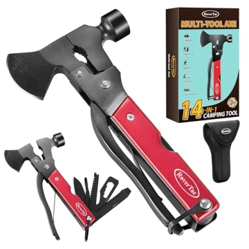RoverTac 14-in-1 Multitool Camping Axe - Best Outdoor Gear