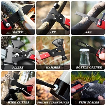 RoverTac 14-in-1 Multitool Camping Axe - Best Outdoor Gear