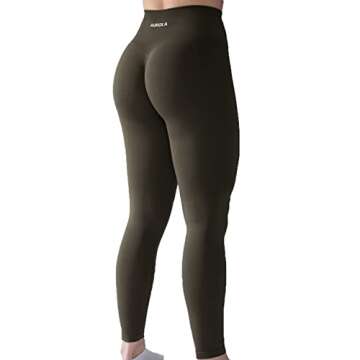 AUROLA Seamless Scrunch Tights - Perfect Tummy Control for Active Women