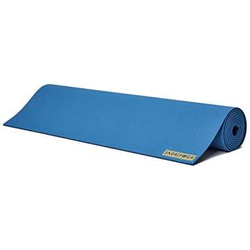 JADE YOGA Mat Yoga Slate Midnight Blue .1875In X 71In, 1 EA