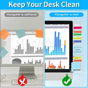 2PCS Multifunction Sticky Note Holders for Computer