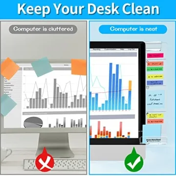 2PCS Multifunction Sticky Note Holders for Computer