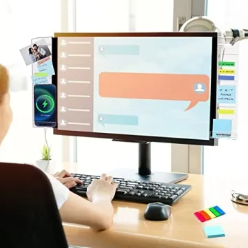 2PCS Multifunction Sticky Note Holders for Computer