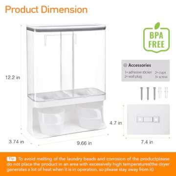 Conworld Laundry Dispenser for Home Organization