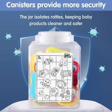 10pcs Baby Rattles Set for Newborns - iPlay, iLearn