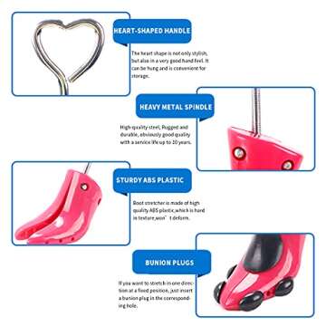 XYH Adjustable Shoe Stretcher for Comfort Fit