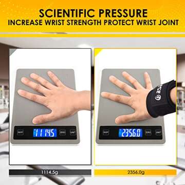 2 Pack Carpal Tunnel Wrist Brace for Women and Men: Wrist Wraps for Fitness | Wrist Support Prevention Wrist Pain, Sprains, Sports Injuries | Adjustable Wrist Strap, Suitable for Various Wrist Sizes