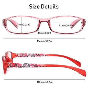 QISEOG Reading Glasses Blue Light Blocking-2 Pack Colors Lightweight TR90 Readers for Women,Blue Screen UV Computer Eyeglasses 1.5