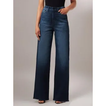 Joe's Jeans Mia High-Rise Wide-Leg Jeans for Women