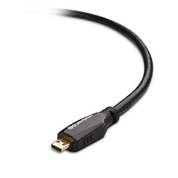 Cable Matters High-Speed 4K@60Hz Micro HDMI to HDMI Cable - 10ft, Ideal for Tablet, Notebook, Camera, Raspberry Pi 4 and Raspberry Pi 5
