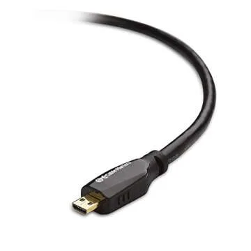 Cable Matters High-Speed 4K@60Hz Micro HDMI to HDMI Cable - 10ft, Ideal for Tablet, Notebook, Camera, Raspberry Pi 4 and Raspberry Pi 5