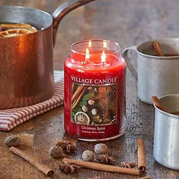Village Candle Christmas Spice | Scented Large Apothecary Candle