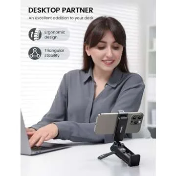 Lamicall Airplane Phone Holder for Travel - Versatile & Durable