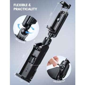 Lamicall Airplane Phone Holder for Travel - Versatile & Durable