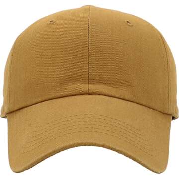 KB-Low Wheat Classic Cotton Dad Hat - Stylish and Comfortable
